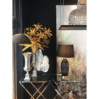 CONOR CONSOLE STAINLESS STEEL SILVER GLASS TRANSPARENT 120x40xH78cm PRC