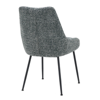 DON CHAIR FABRIC GREEN DARK GREEN LIGHT METAL BLACK E1 PRC