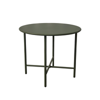 GIRO COFFEE TABLE METAL OLIVE GREEN 60x60xH50cm PRC