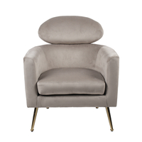 TESTA ARMCHAIR FABRIC ELEPHANT METAL GOLD E1 PRC