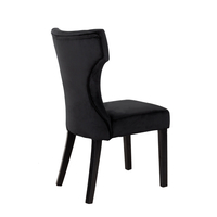 TORRO CHAIR FABRIC BLACK WOOD BLACK E1 PRC