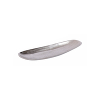 RICUS BOWL ALUMINIUM SILVER 44x13xH4cm IN