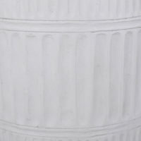 GEOMETRICAL 1 SIDE TABLE MgO WHITE 38x38xH47cm PRC