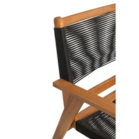 CAVO ARMCHAIR ROPE BLACK NATURAL 67x73xH85cm VN