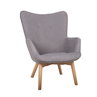 NAVONA ARMCHAIR FABRIC PURO WOOD NATURAL E1 PRC