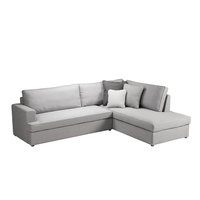REMIX SOFA CORNER RIGHT EASY CLEAN FABRIC GREY E1 EU