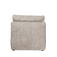 BOX ARMCHAIR EASY CLEAN FABRIC BEIGE E1 EU