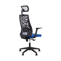VITRIO CHAIR DESK FABRIC GREY BLUE 63x59xH127cm E1 PRC