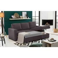 ALDO CRISTIANO SOFA BED REVERSABLE CORNER EASY CLEAN FABRIC GREY E1 EU
