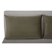 RAFAL SOFA BED 2SEAT FOLDING FABRIC GREZ OLIVE GREEN E1 PRC