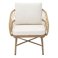 CAVE LOUNGE SET 1+2+1 ALUMINIUM NATURAL PRC