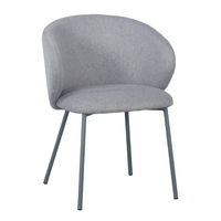 KIRA CHAIR FABRIC GREY LIGHT METAL GREY DARK E1 PRC