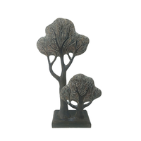FORET 1 DECO TREE POLYRESIN BROWN BEIGE 26,5x8,8xH