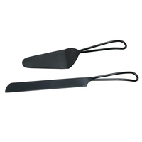 MATT SERVING SET STEEL BLACK 30x6xH2cm IN