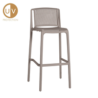 POLLY STOOL BAR PP CAPPUCCINO PRC