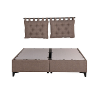 HANG HEADBOARD PILLOW SET 2PCS FABRIC GREY BROWN T