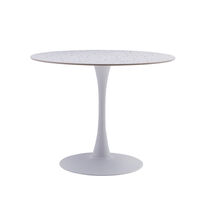 NOUGAT TABLE ROUND TABLE METAL TERRAZZO SINTERED S