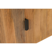 ORGANIC BITTER SIDEBOARD 4DOORS WOOD MANGO WALNUT WHITE MARBLE 165x45x75 IN