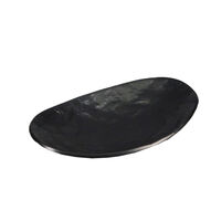 FREEFORM BOWL ALUMINIUM BLACK 19x12,5xH3,5cm IN