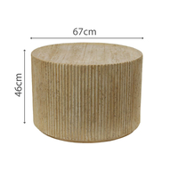 KION COFFEE TABLE MAGNESIUM OXIDE MgO BEIGE 67x67x