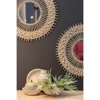 EXOTIC MIRROR WALL BAMBOO NATURAL 70x70x2,5cm PRC