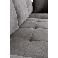BILL SOFA BED CORNER LEFT EASY CLEAN FABRIC STONE E1 EU