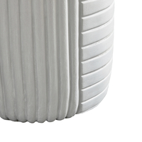 GEOMETRICAL 2 SIDE TABLE MgO WHITE 35x35xH46cm PRC