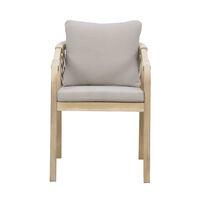 TERRAZZO CHAIR WOOD ACACIA BEIGE 66x55xH75cm VN