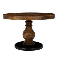 MAGNOLIA TABLE WOOD MANGO NATURAL BLACK IN