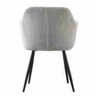 SAVVY CHAIR FABRIC PURO LIGHT METAL BLACK PRC