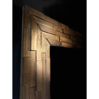 WOODY MIRROR WOOD PAULOWNIA BROWN 80x6xH180cm E1 PRC