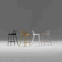 CANDY STOOL PP WHITE PRC