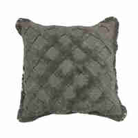 ROMBOS DECOR CUSHION FABRIC GREY 45x45 IN