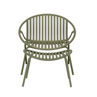 NADIN ARMCHAIR SET 2PCS PP OLIVE GREEN PRC
