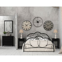 HOMEY COMMODE 3DRAWERS MDF BLACK E1 PRC