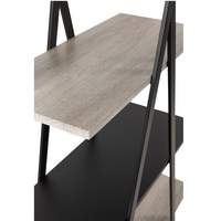 APATCHI BOOKCASE VENEER BLACK SONOMA DECAPE 95x30xH145cm E1 PRC