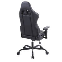 EXPLOR GAMING CHAIR DESK FABRIC BLACK METAL GREY METAL 50x71xΗ135cm PRC