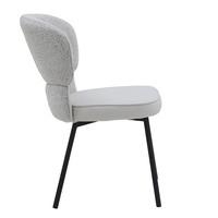 SAHARA CHAIR FABRIC BEIGE METAL BLACK E1 PRC