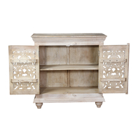 CORFU COMMODE 2DOORS WOOD MANGO NATURAL IN