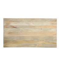 SPIRAL COFFEE TABLE WOOD MANGO NATURAL 130x70xH45c