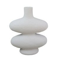 RANDI VASE POLYRESIN WHITE 31,5x14,5xH39cm PRC