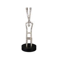 RAGEL 2 DECO FIGURE ALUMINIUM SILVER BLACK 12xH34c