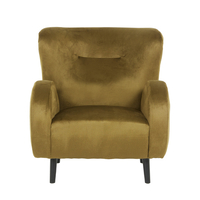 ONE ONLY ARMCHAIR FABRIC OLIVE GREEN WOOD BLACK E1 PRC