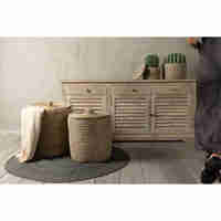 RONDO CARPET JUTE BLUE 120x120cm IN