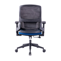 STABILO CHAIR DESK FABRIC BLACK BLUE 47,5x43xH110cm E1 PRC