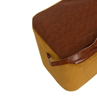 COWBOY STOOL FABRIC GOLD FINGER BROWN E1 PRC