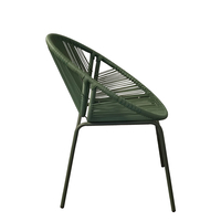 CASABLANCA CHAIR PE ROUND WOVEN OLIVE GREEN OLIVE GREEN 70x60xH81,5cm PRC