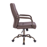 KORD CHAIR DESK FABRIC BROWN METAL GUNMETAL 58,5x6