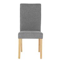 BRIDGE CHAIR FABRIC GREY LIGHT WOOD PINE NATURAL P