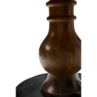 MAGNOLIA TABLE WOOD MANGO NATURAL BLACK IN